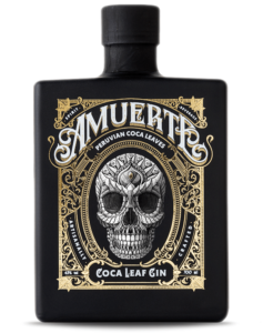 amuerte cocoa leaf gin black edition
