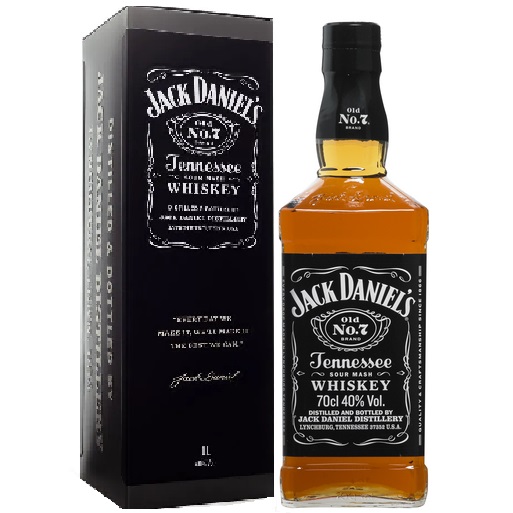 Jack Daniel's N°7 Coffret Métallique 40° 70cl 