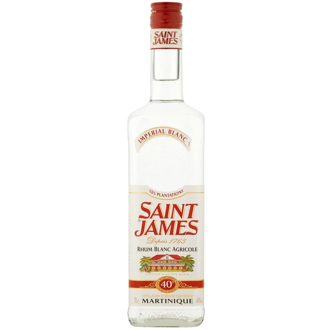 Rhum Blanch Saint James 70 cl 40° - Achat / Vente de Rhum Blanc en ligne