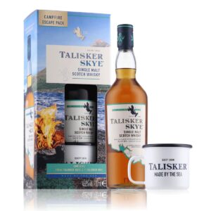 talisker skye whisky 07l in geschenkbox mit mug
