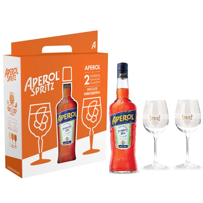 Aperol 11° 70cl+ 2 Verres Aperol