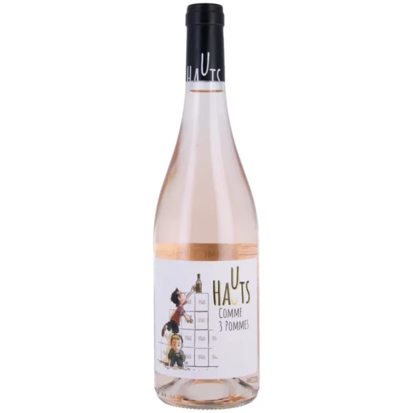 haut comme 3 pommes rose